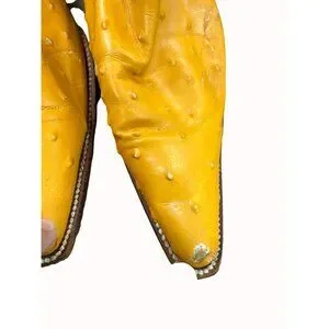 Potrero | Shoes | Potrero Mens Leather Orange Western Cowboy 